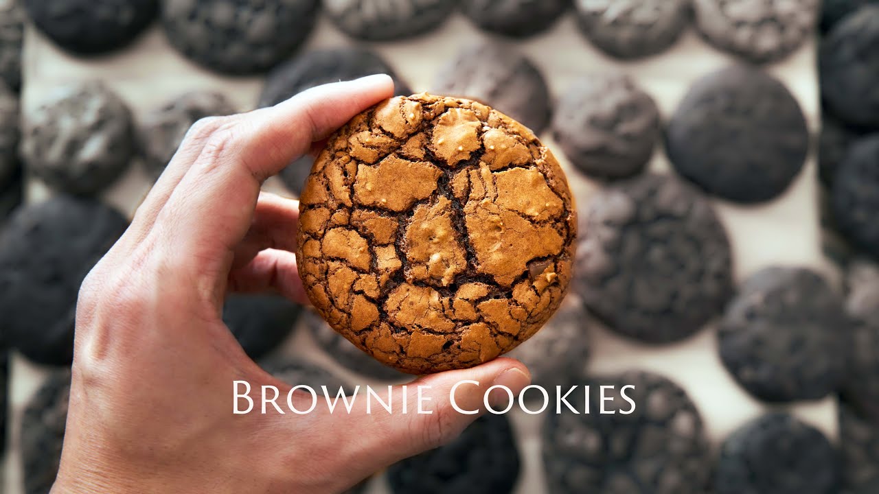 Chocolate Brownie Cookies Recipe チョコレートブラウニークッキー バレンタインレシピ Youtube