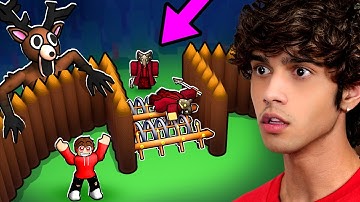 Building the ULTIMATE DEFENSE to Survive (99 Nights in a Forest)