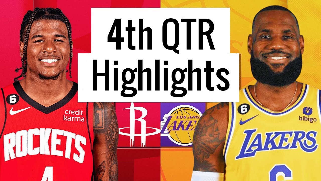 Los Angeles Lakers vs Houston Rockets Full Highlights 4th QTR |Jan 16 ...
