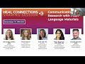 HEAL Connections Sharing Session: Communicating Your Research with Plain Language Materials
