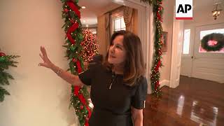 Karen Pence shows off VP residence decorations Karen Pence shows off VP residence decorations