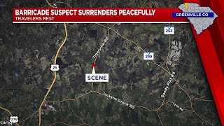Barricade Suspect Surrenders Peacefully