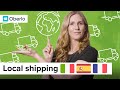 How local shipping works in italy for dropshipping