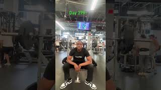 Day 279- 205lb Incline BenchPress Was Tough. Almost Couldn’t #benchdrill #motivation