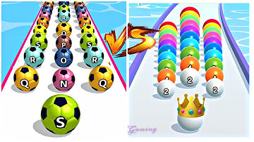 MAX LEVELS A-Z Run vs BallRun2048 🔮💥: All Levels Gameplay Walkthrough Android ,iOS NEW UPDATE