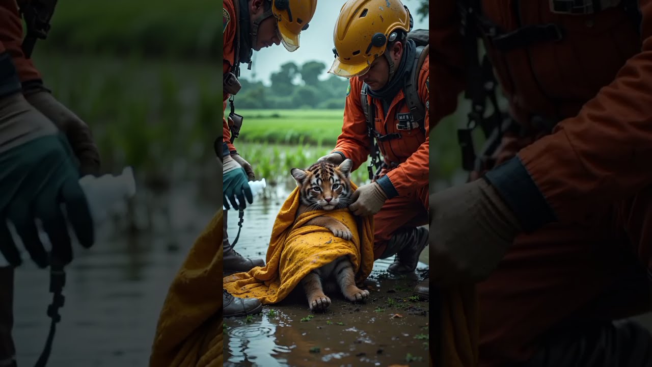 Wildlife Rescue Cub S Happy Reunion Shorts Viral Trends Explore AnimalRescue Ai AiVideo
