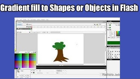 Gradient fill to Shapes or Objects in Flash