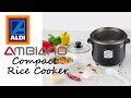 Aldi Specialbuys - Ambiano Compact Rice Cooker - No pain, no grain!