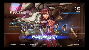 Overwatch Temple of Anubis ATTACK DVa 3Gold