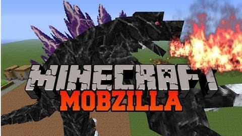 Minecraft| OreSpawn Mod| How to beat Mobzilla