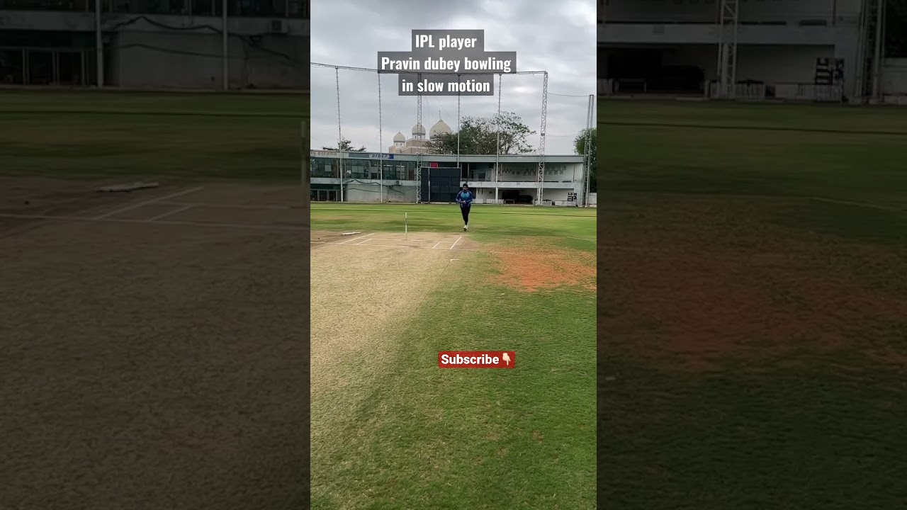 IPL Delhi capitals player Pravin dubey bowling in slow motion 🏏💪🏻