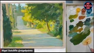 Painting Light with a Limited Palette with Nigel E Sutcliffe