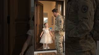 Daddy Promised He’d Come Home… ❤️🇺🇸 #Shorts #USArmy #DaddyDaughter #EmotionalStory #familylove