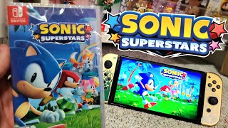 Sonic Superstars Unboxing and Gameplay Nintendo Switch