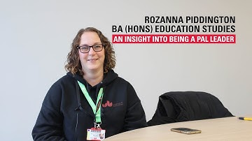 Find out about our Peer Assisted Learning scheme (PAL) from Rozanna