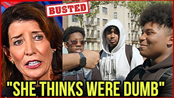 I INVESTIGATED The Bronx.. Do Black Kids know what a computer is? Governor Kathy Hochul DESTROYED!!