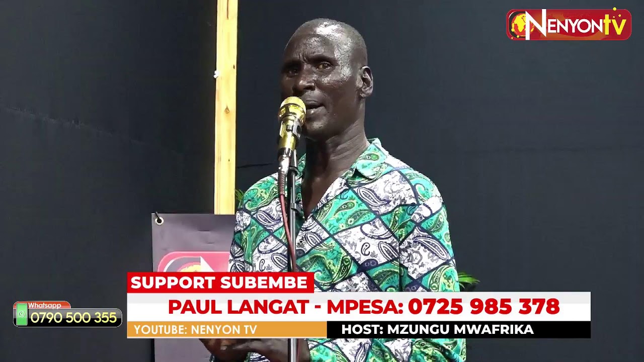 PAUL SUBEMBE , LIVE BAND EN NENYON TV, AK MZUNGU MWAFRIKA,  KIMI GAA