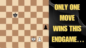 Only One Move Wins This Endgame — White to Play! #EndgameStudy #ChessEndgame #ChessPuzzle