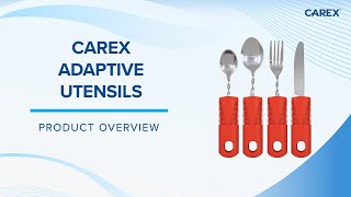 Make Mealtime Easier with the Carex Adaptive Eating Utensils Set