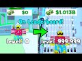 I Built A Max Level Arcade Empire! Made 1 Billion Cash & On 3rd Leaderboard! Roblox