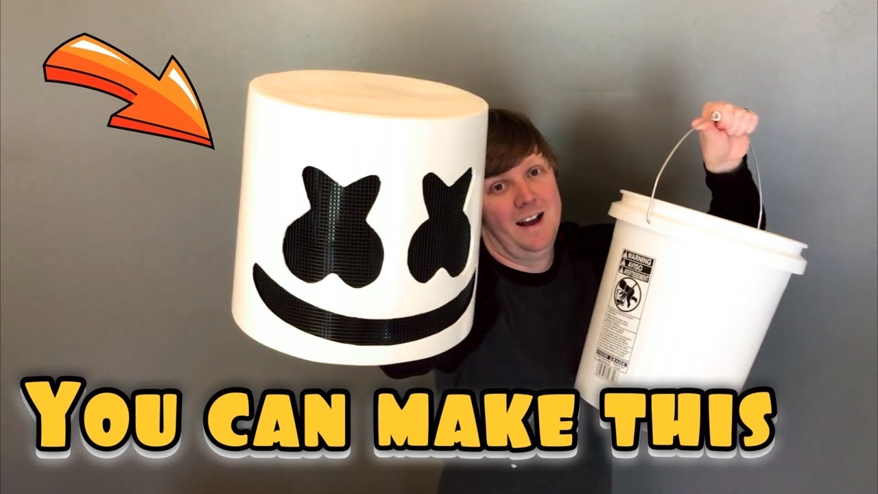 Marshmello Helmet DIY -