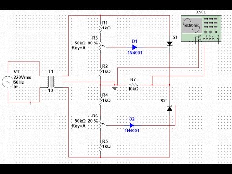 How to make Full Wave Controlled Rectifier - YouTube