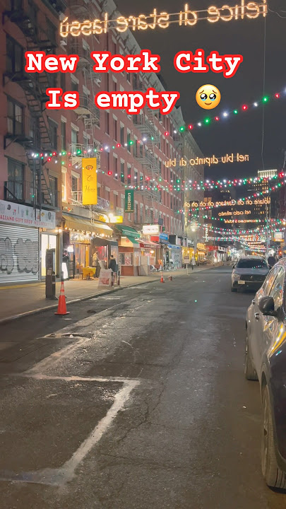 Shocked 😮 New York is empty #newyork #deportes #littleitaly #manhattan #2025