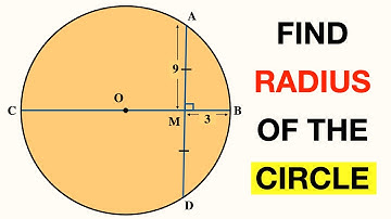 2 Chord Intersecting Case: Quickly Find The Radius Of The Circle!