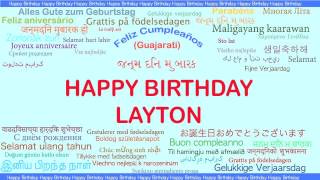 Layton   Languages Idiomas - Happy Birthday