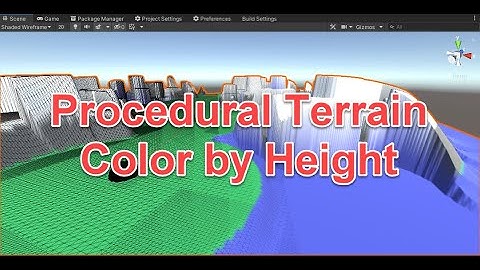 #Unity Procedural Terrain 17 - Color by Height