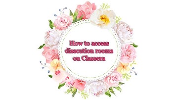 How to access discussion rooms on Classera