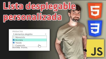 Lista desplegable usando funcionalidades nuevas de HTML, CSS y Javascript