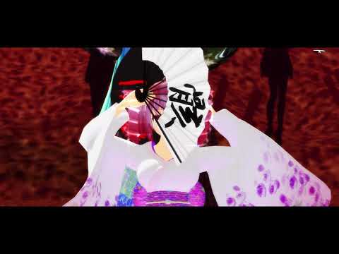 [MMD]　TDA改変　初音ミク　重音テト　結ンデ開イテ羅刹ト骸[カメラ配布]