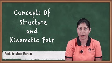 Concepts Of Structure and Kinematic Pair - Basic of Kinematics - Kinematics of Machinery