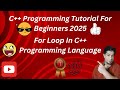 for loop in C++ programming language | In Urdu Language