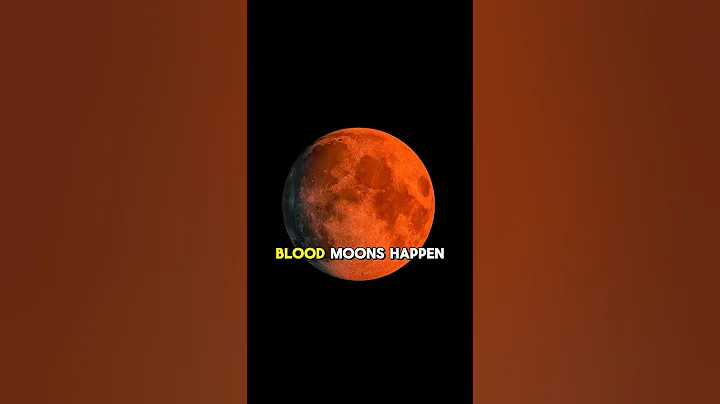 Blood Moon Explained #shorts #bloodmoon  #spacefacts #supermoon