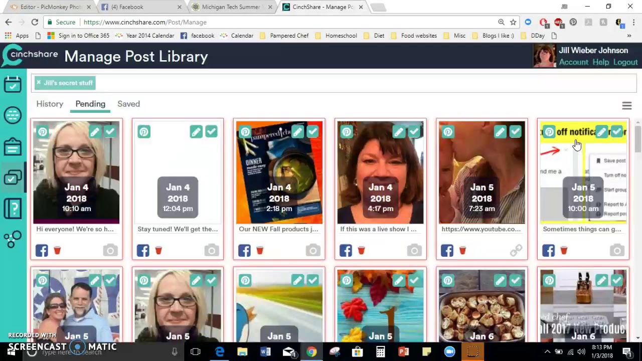 Cinchshare: Batch Post and Find & Replace