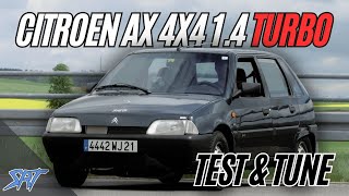 SRT - Citroen AX 1,4i Turbo 4x4 Onboard mapping & Performance Test's - HD