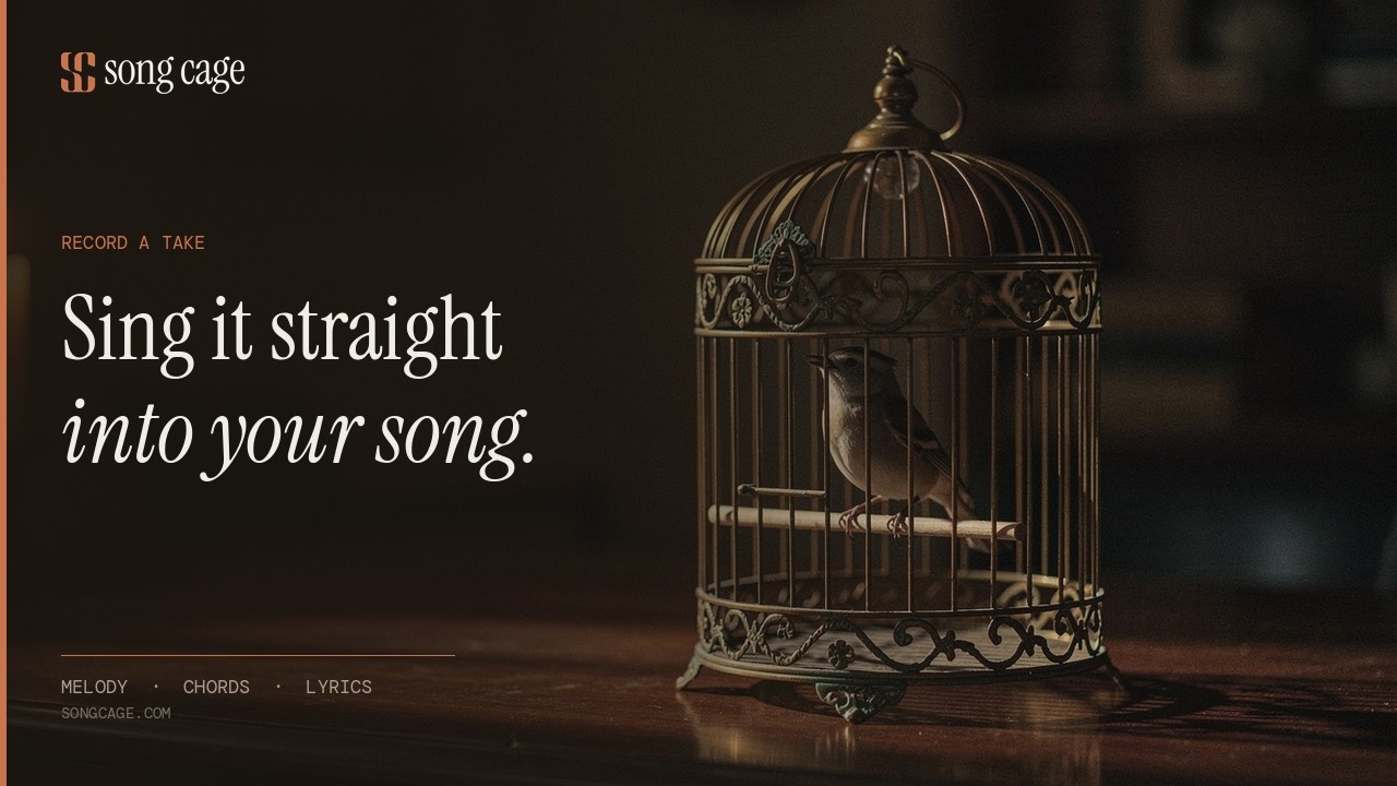 Video thumbnail for Record your voice straight into your song | Song Cage