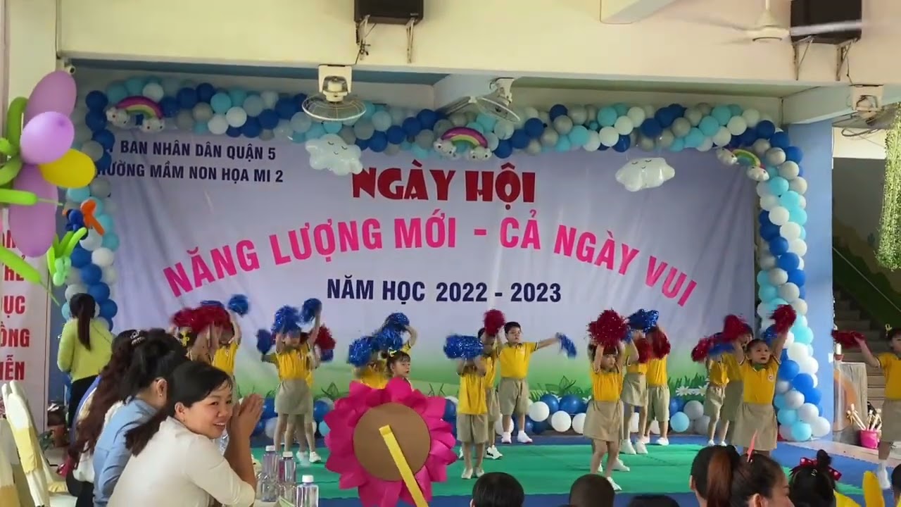 Ngày hội Năng lượng mới- Cả ngày vui (MN Họa mi 2) (Đồng diễn thể dục)