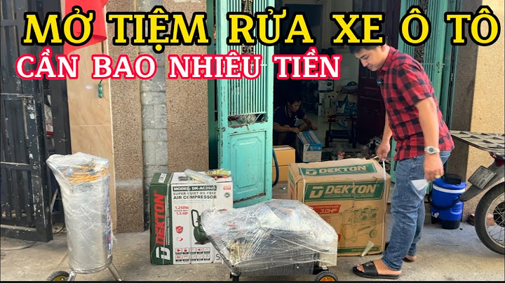 Mở 1 tiệm rửa xe máy cần bao nhiêu vốn năm 2024