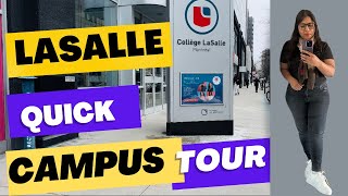 Quick campus tour of LaSalle college Montreal 🇨🇦