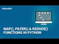 Map, Filter, Reduce Functions in Python | Python Built-in Functions | Python Tutorial | Edureka