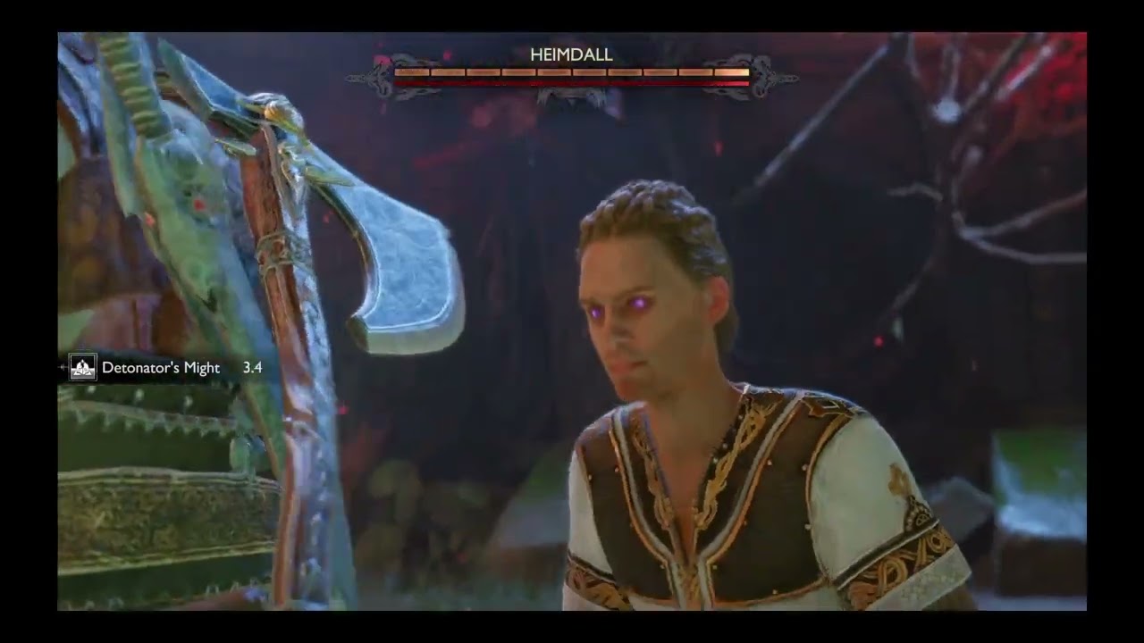 God of War ragnarok: heilmdall boss fingt