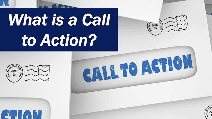 Apa yang termasuk call to action?