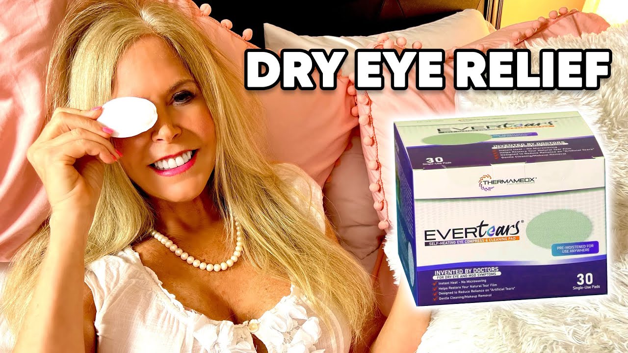 EverTears Dry Eye and Stye Relief – Moist Heat, Warm Compress Helps with  Added Hyaluronic Acid – Self Heating Pad for Instant Therapy in only 5