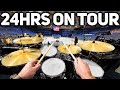 Pov full day as a touring drummer