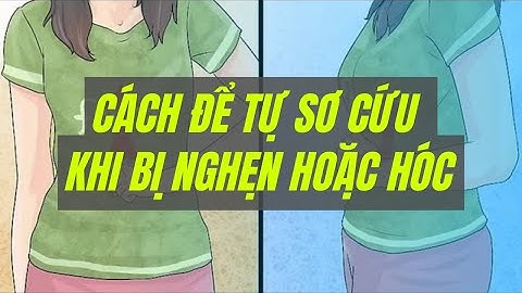 Bị hóc kẹo phải làm sao