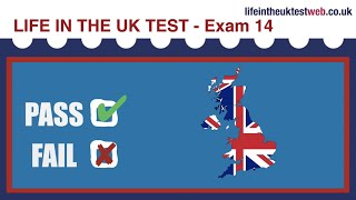 🇬🇧 Life in the UK Test Practice 2024 🇬🇧 Exam 14 of 16