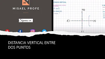 ¿Cómo se calcula la distancia vertical?